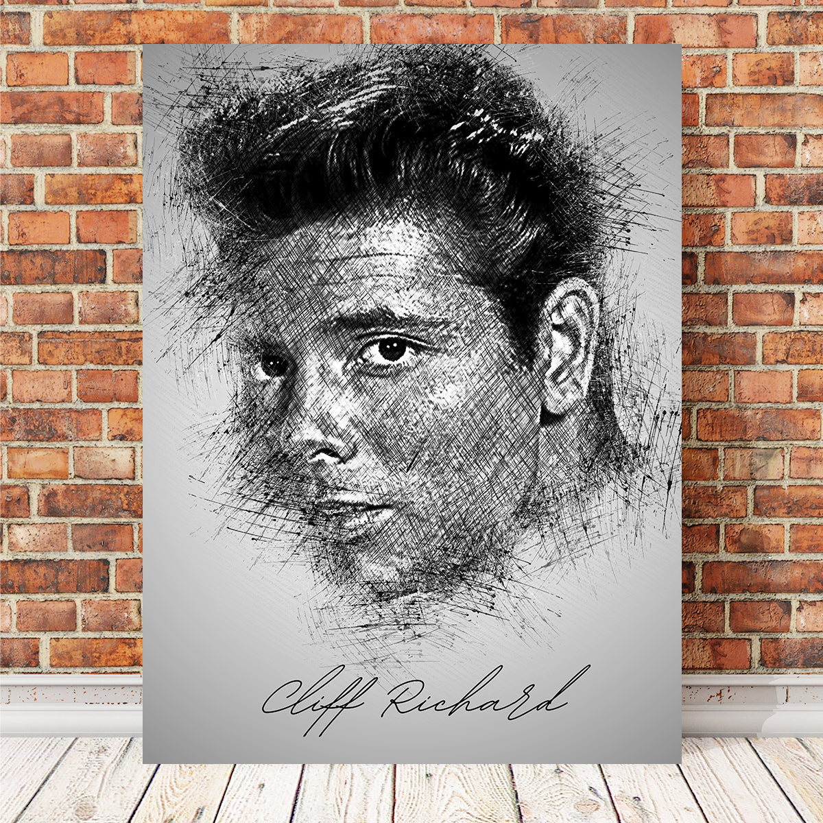 Stunning Cliff Richard Wall Art - Museum-Quality Canvas Print