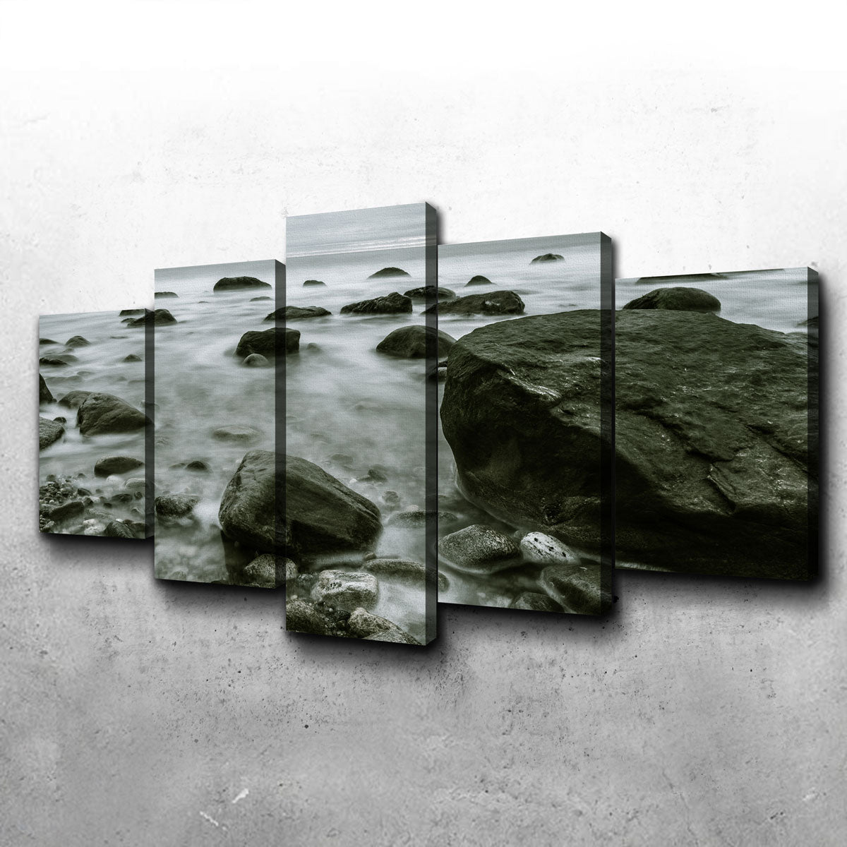 Stunning Overcast Montauk Wall Art by Dennis Maida