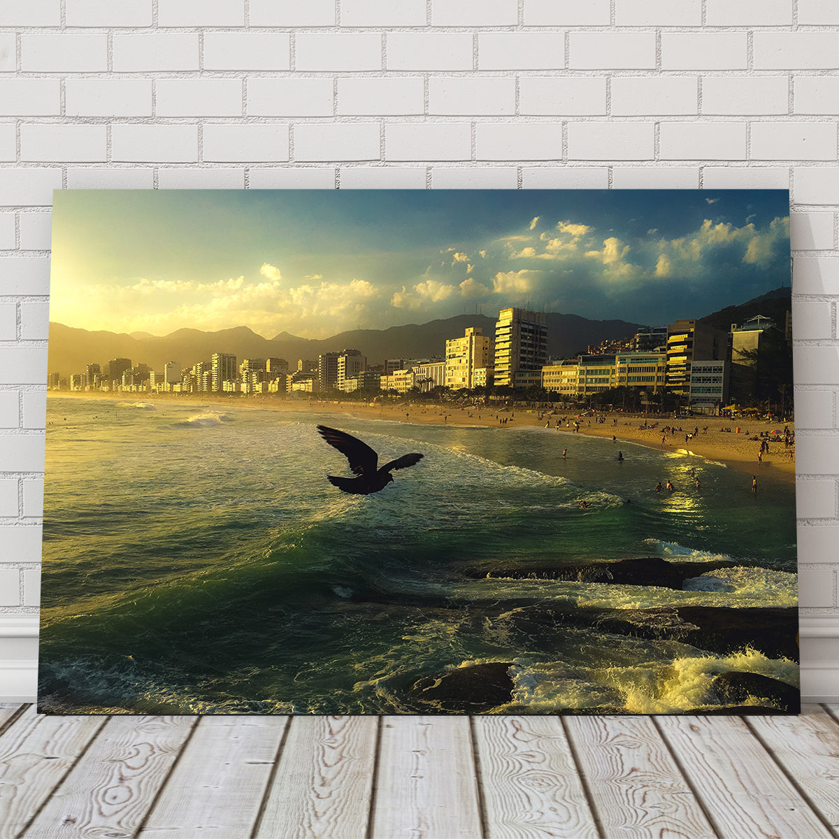Exquisite Ipanema Rio Wall Art by Charity Dos Santos