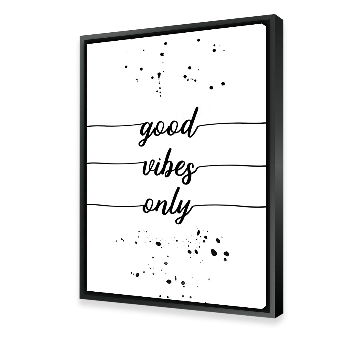 Exclusive Good Vibes Only Wall Art by Melanie Viola