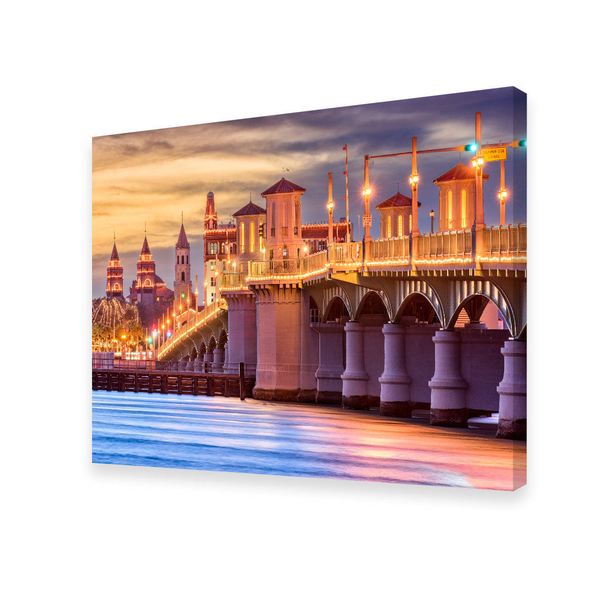 St. Augustine - Bridge of Lions Stunning Wall Art for Home Decor