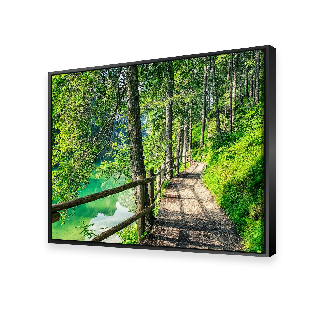 Stunning Path By The Lake Wall Art for Your Home Decor