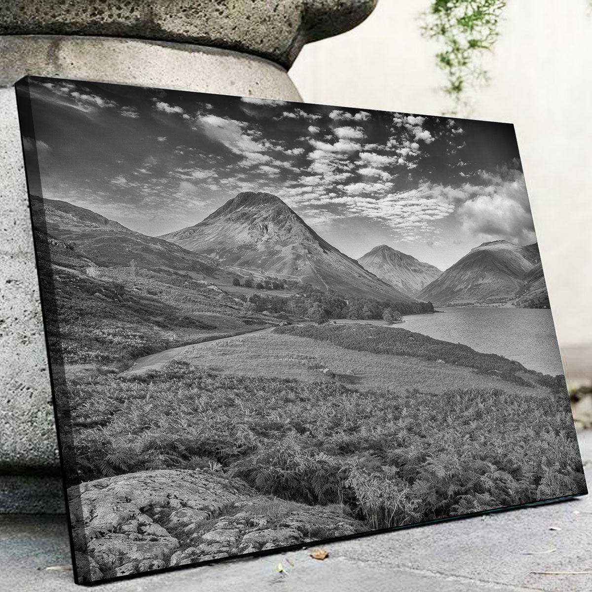 Stunning Grey Peaks Wall Art by Mike Cotton