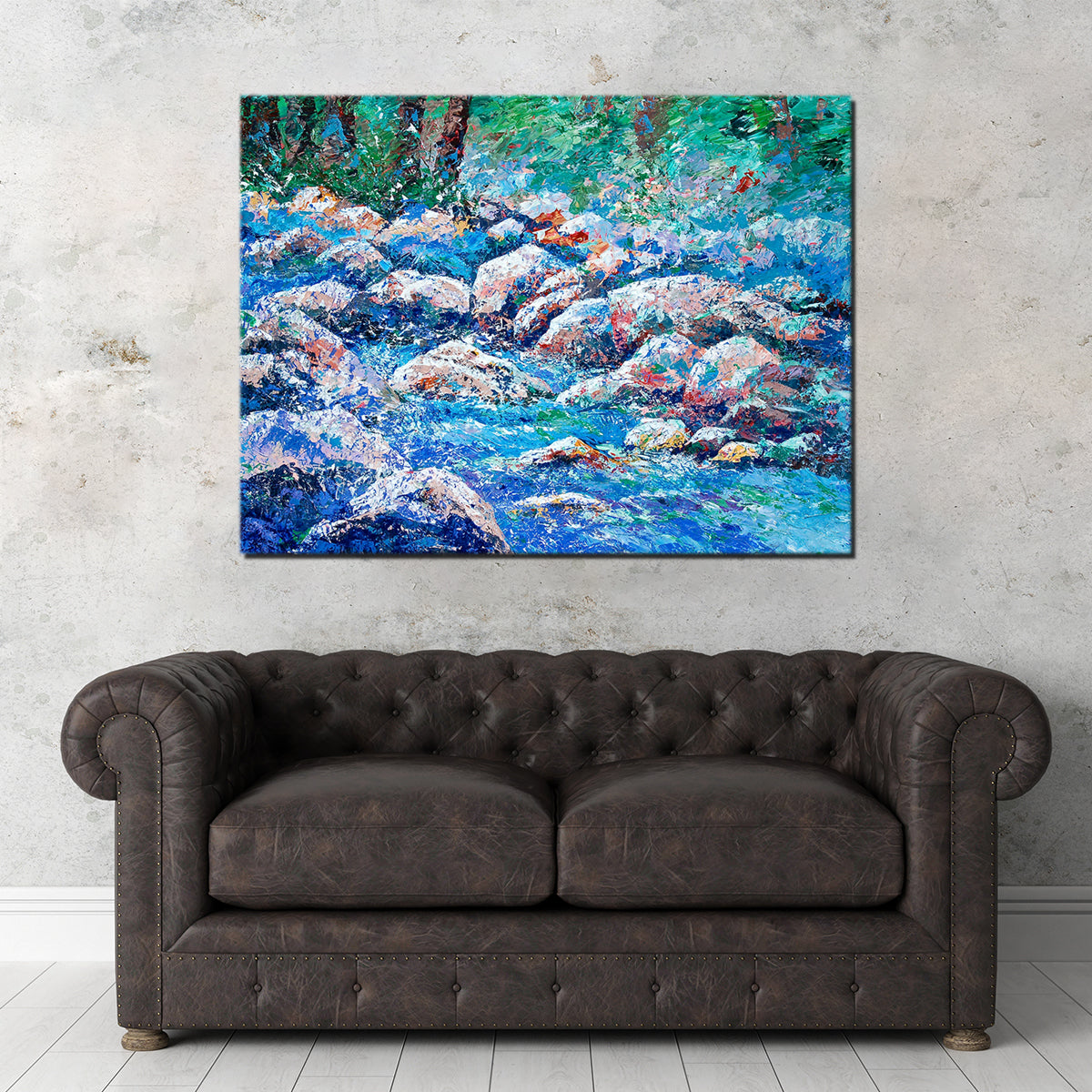 Stunning River Rhapsody Wall Art by Gerry Segismundo