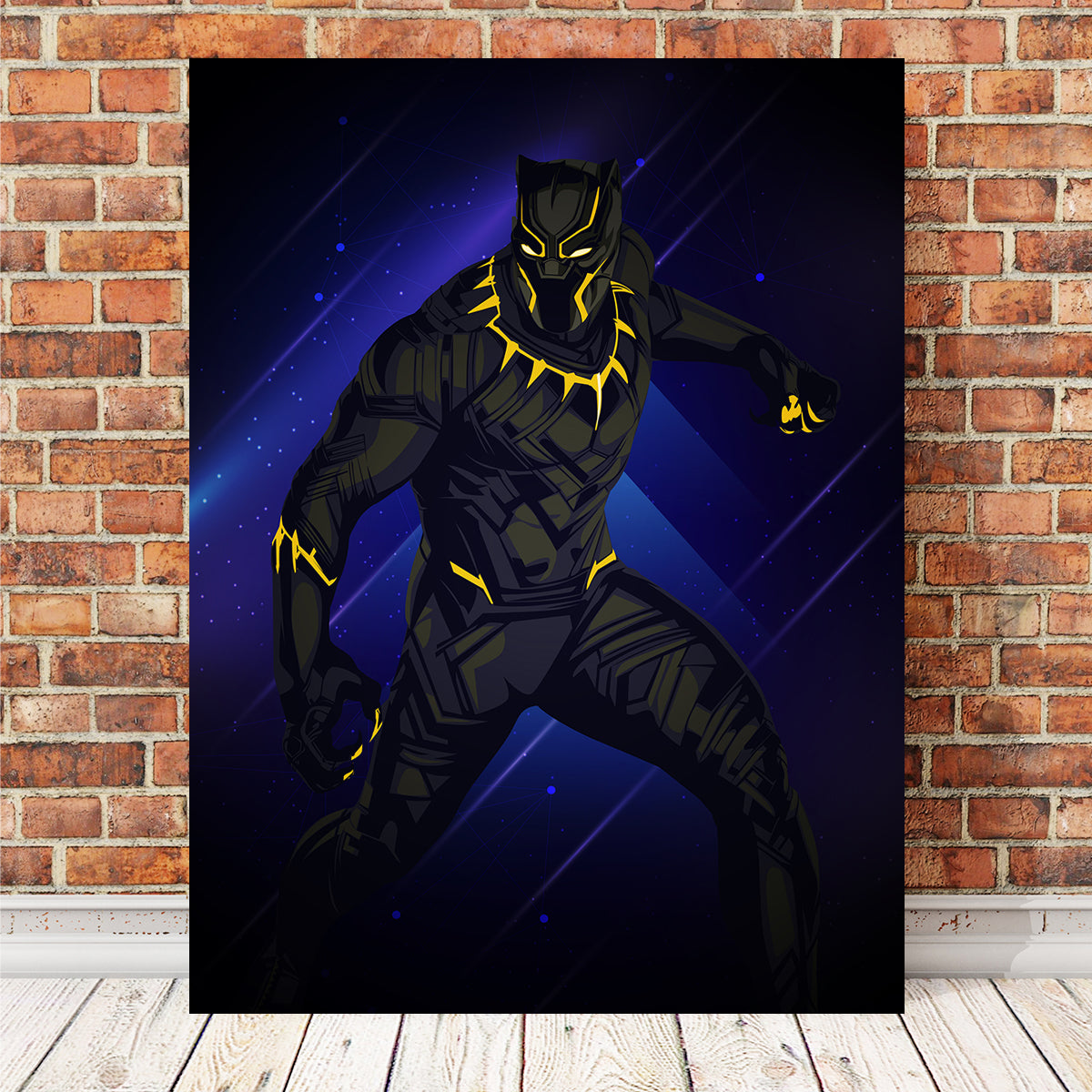 Stunning Black Panther Wall Art by Ralph & Laura Design