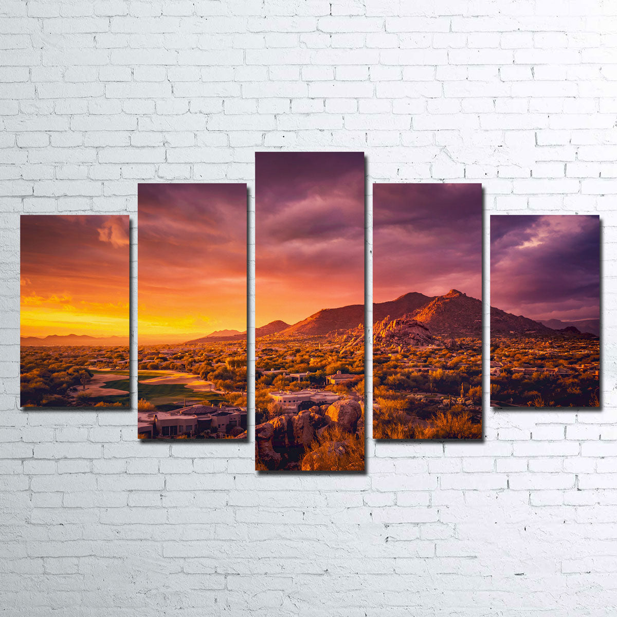 Stunning Scottsdale Desert Sunset Wall Art for Your Home Decor