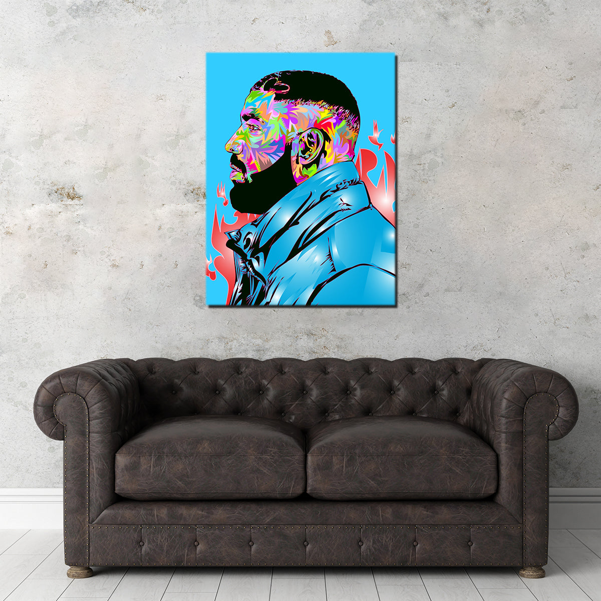 Stunning CLB Drake Wall Art - Handmade Museum-Quality Canvas Print