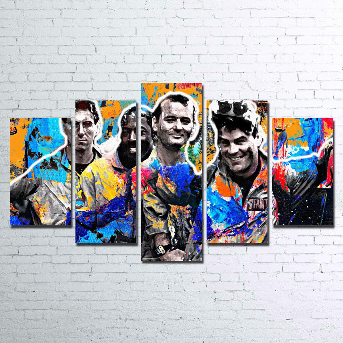 Eye - catching Ghostbusters Abstract Wall Art for Your Decor
