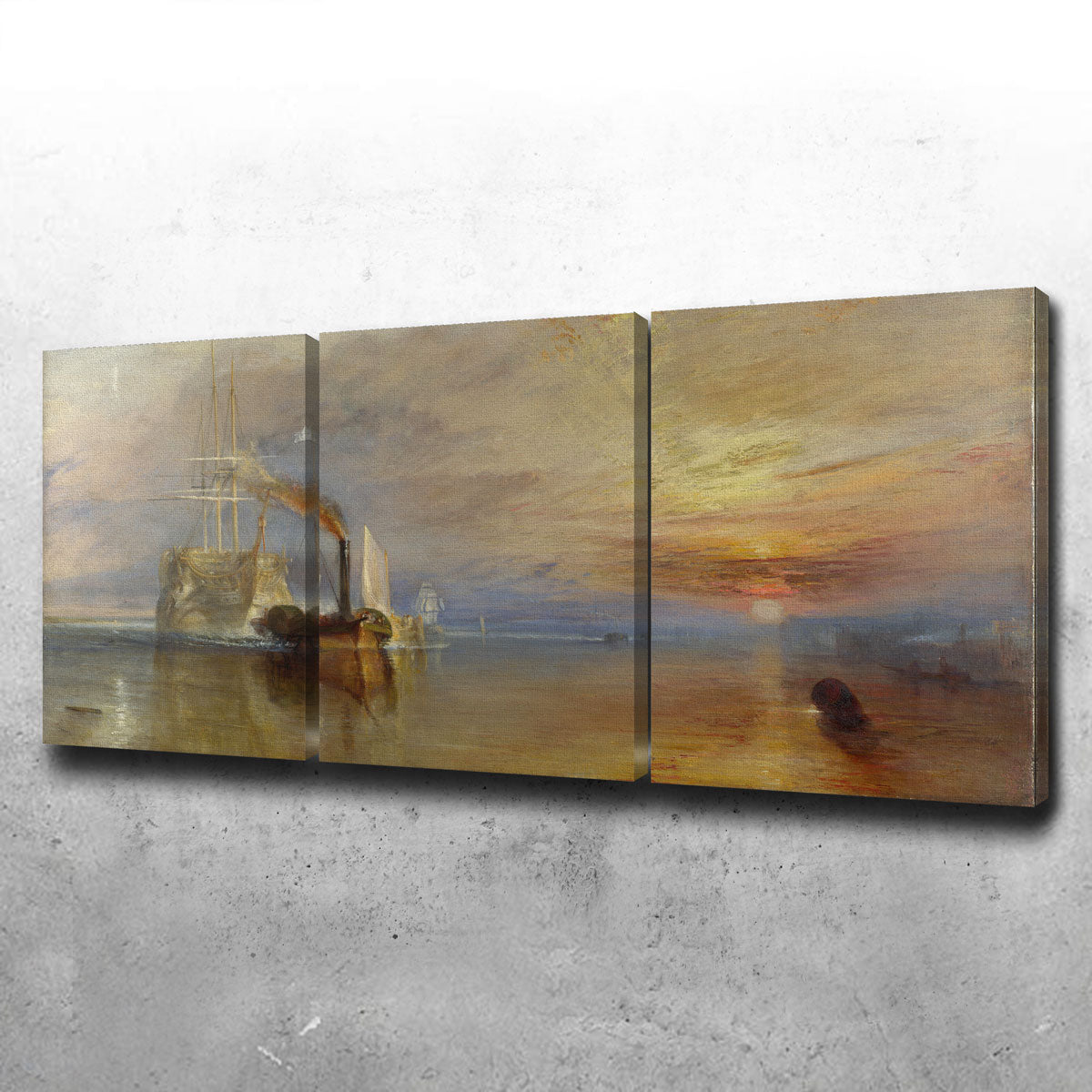 The Fighting Temeraire High - Quality Wall Art by Joseph Mallard William Turner