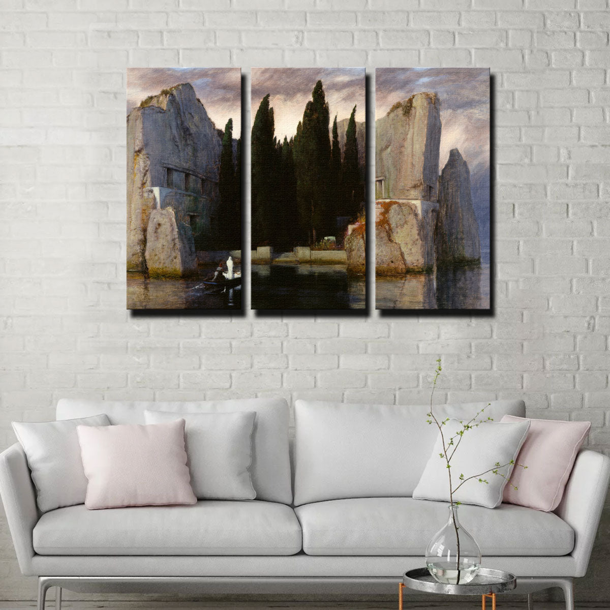 Stunning Die Toteninsel Wall Art by Arnold Böcklin
