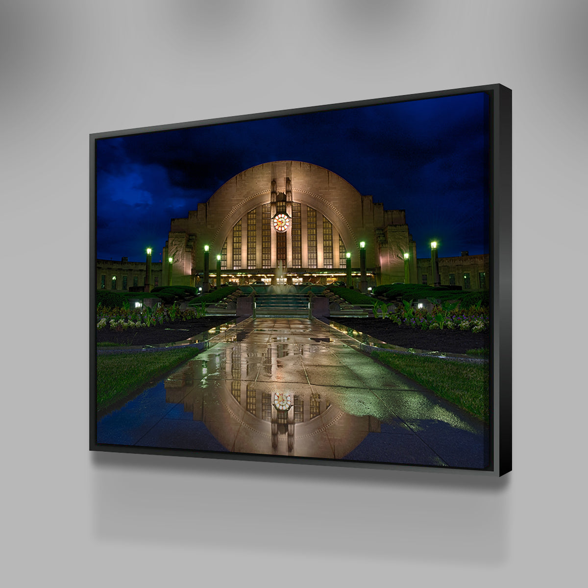 Stunning Cincinnati Union Terminal Reflection Wall Art for Home Decor