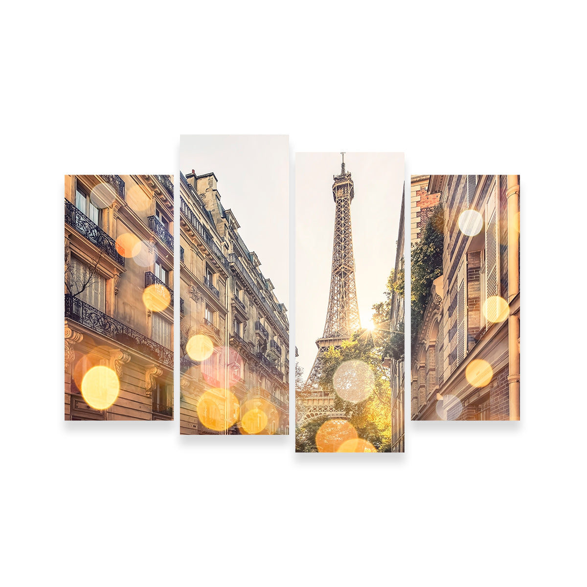 Enchanting Bokeh in Paris Wall Art for Home Decor