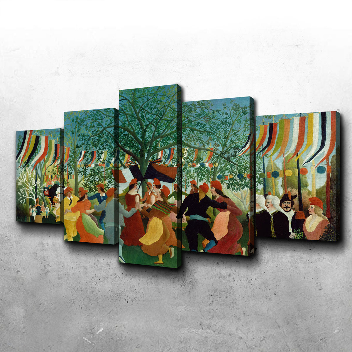 A Centennial of Independence Stunning Wall Art by Henri Rousseau