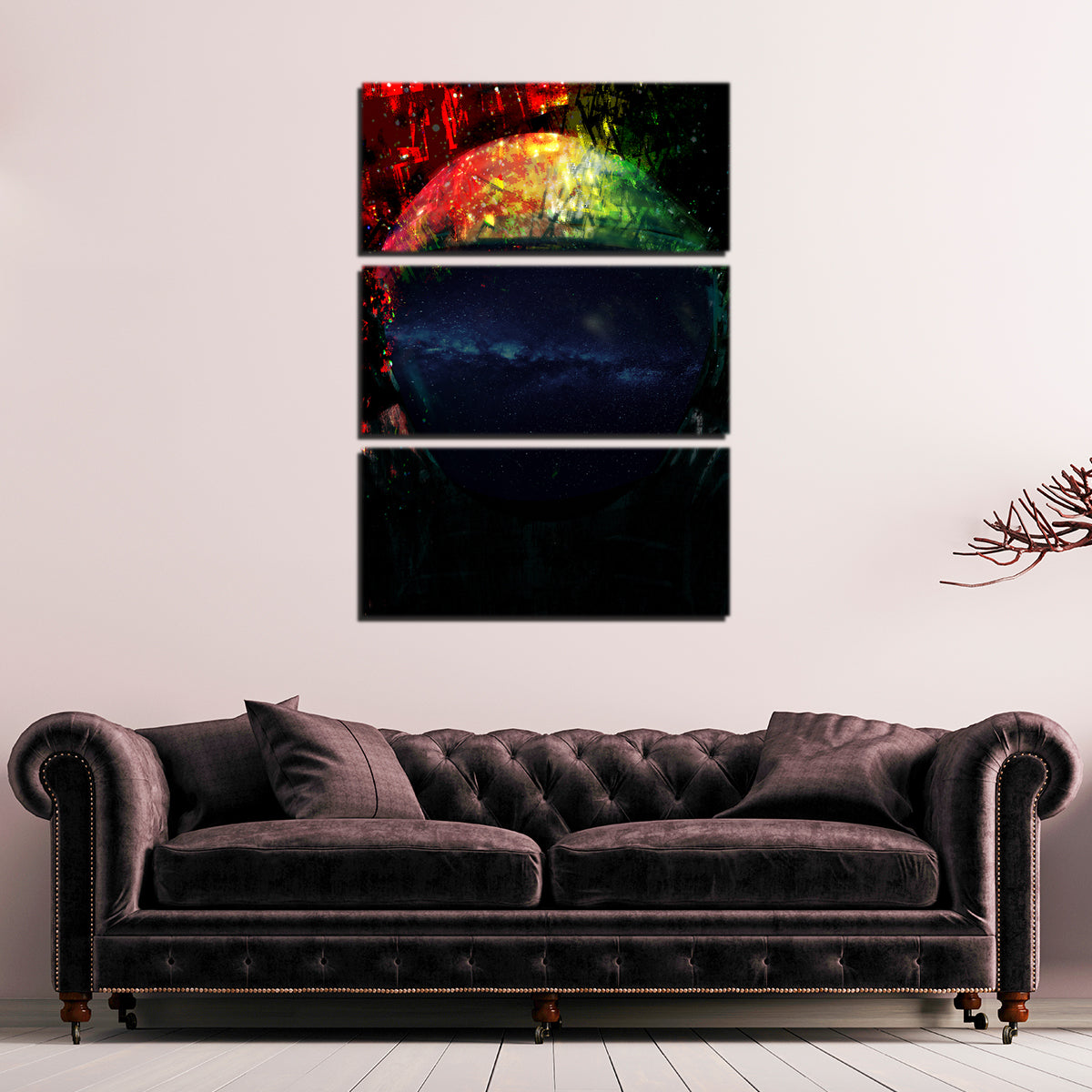 Stunning Galaxy Glow 4 Wall Art by Andy Brackpool