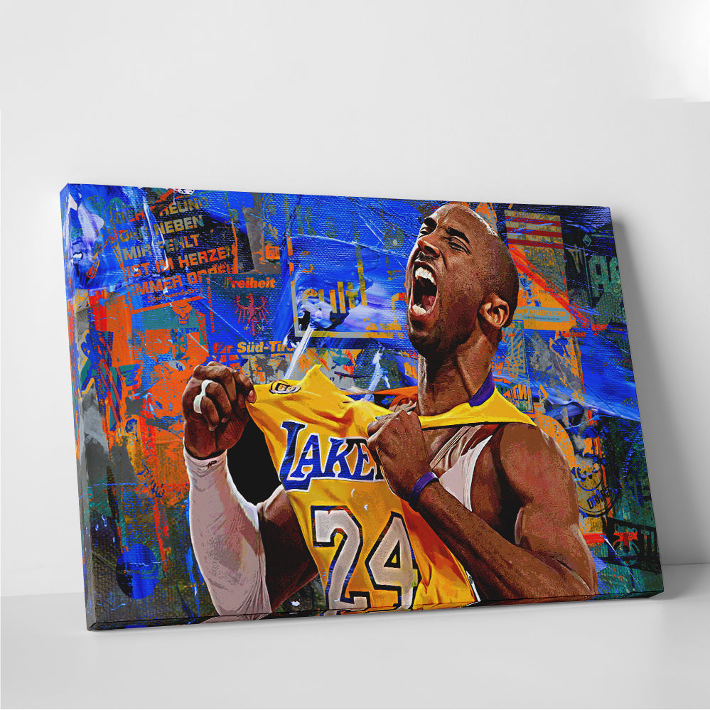 Exquisite The Black Mamba Vintage Blue Wall Art for Stunning Home Decor