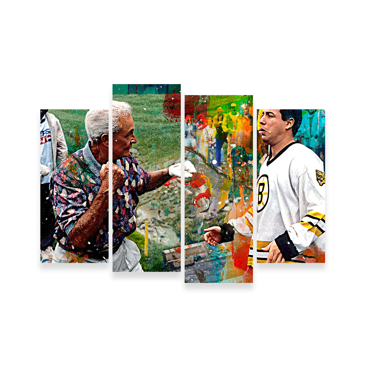 Happy Gilmore & Bob Barker High - Quality Wall Art for Home Decor