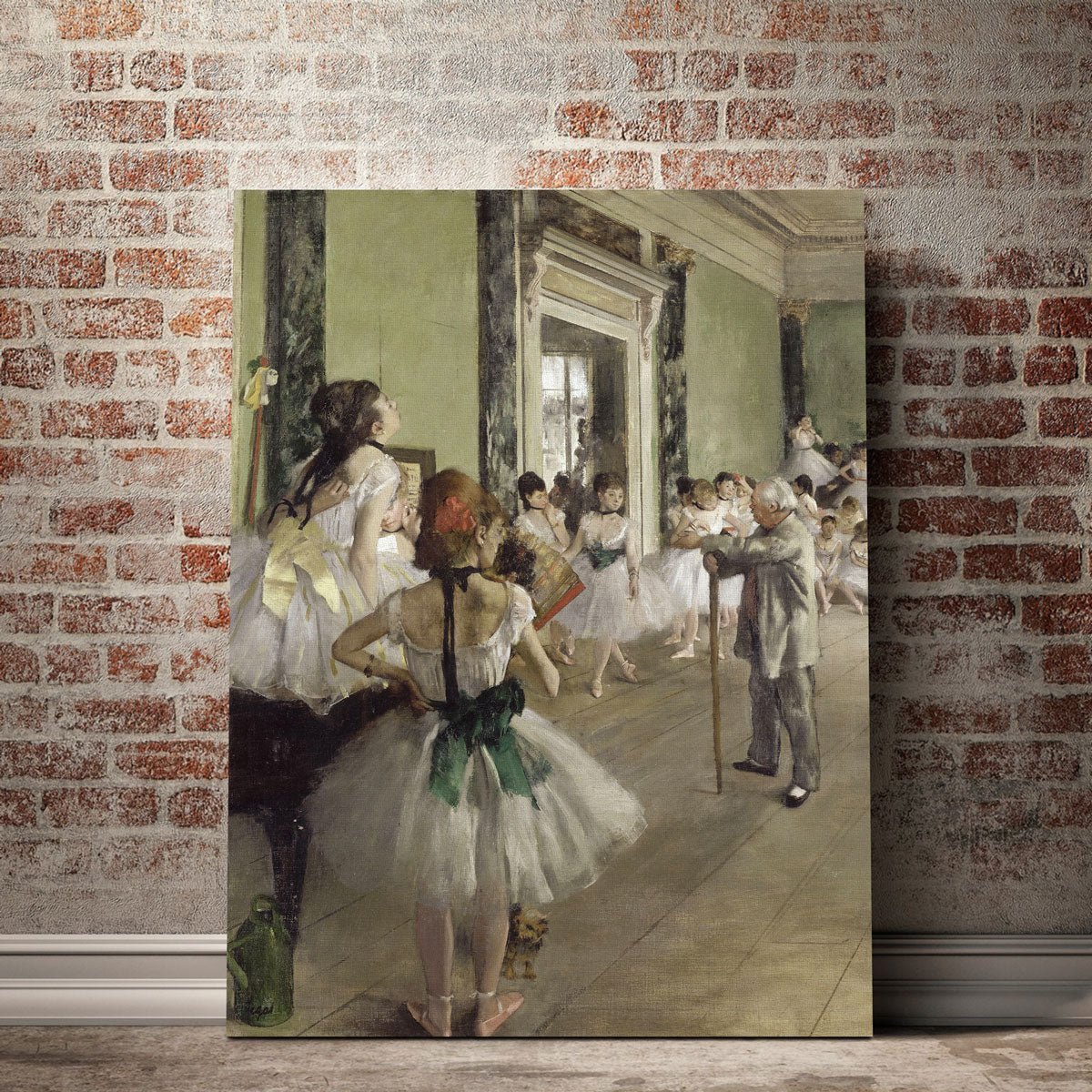 Exquisite Edgar Degas' The Ballet Class Wall Art for Your Home
