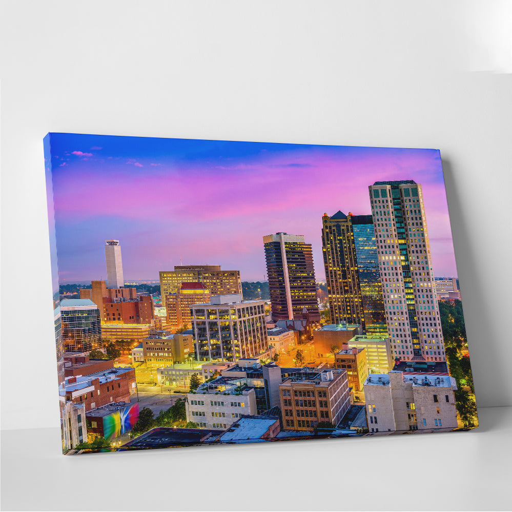 Stunning Birmingham Skyline Wall Art for Home Decor
