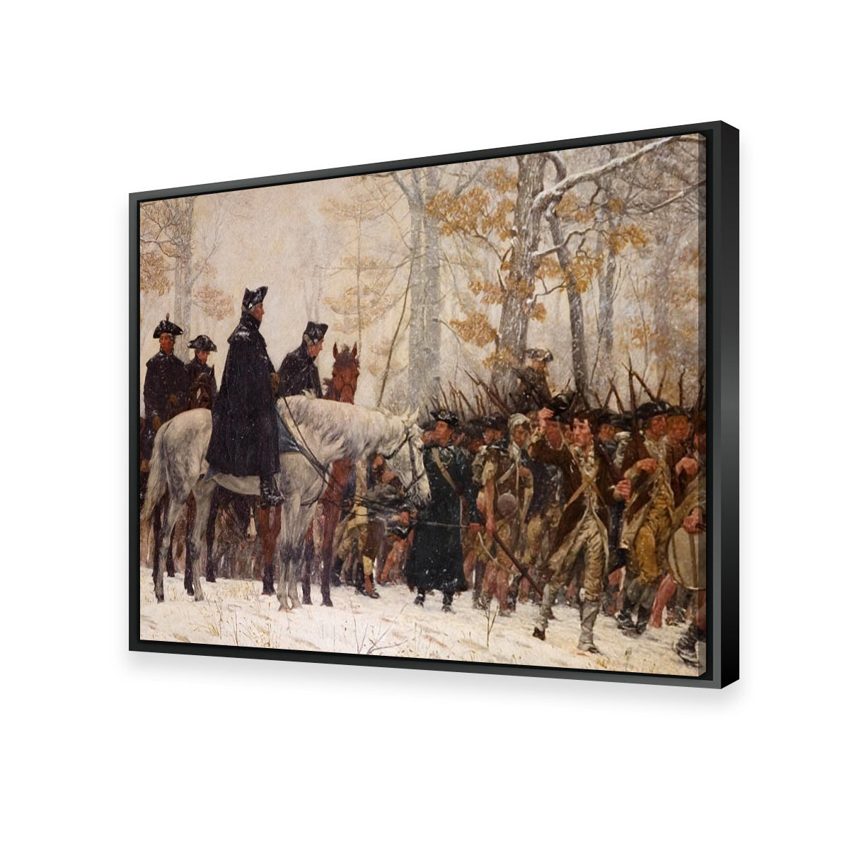 GW Revolutionary War Premium Wall Art for Patriotic Decor
