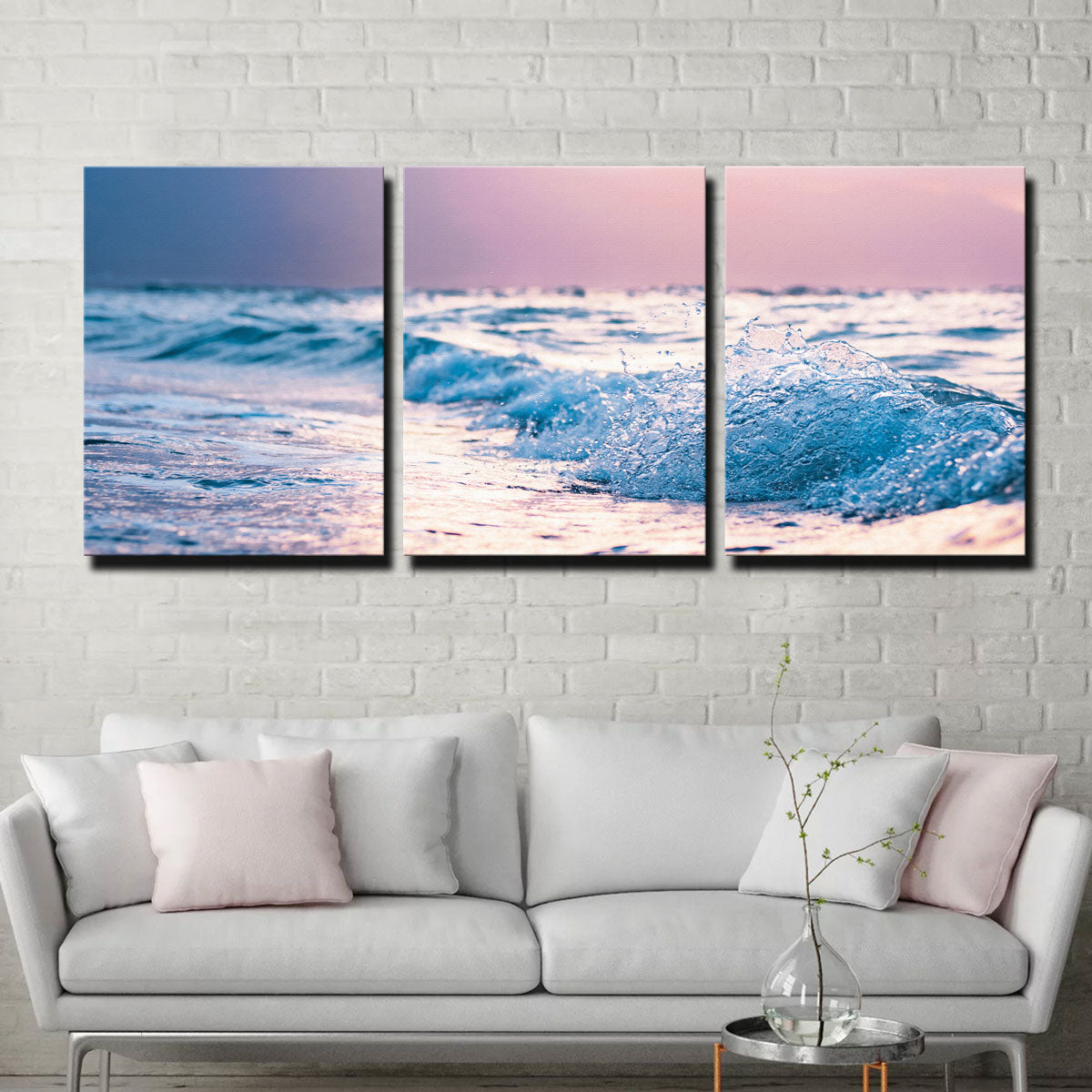 Stunning Pastel Waves Wall Art by Lucas Moore