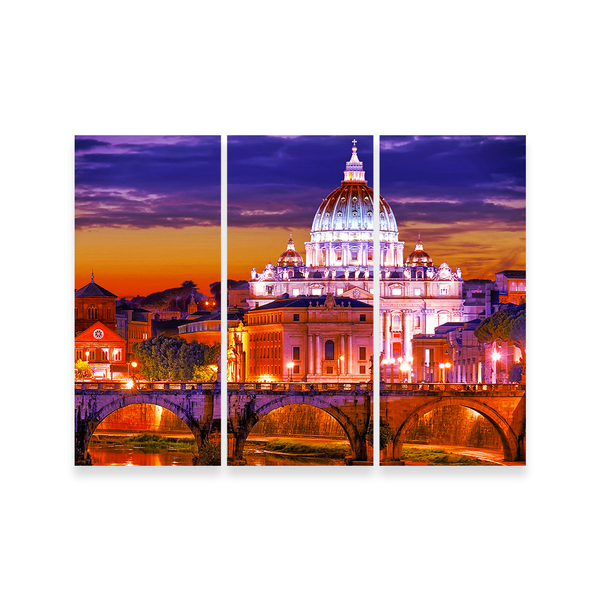 Stunning Saint Peters Basilica Vatican Wall Art by Dina Rolle
