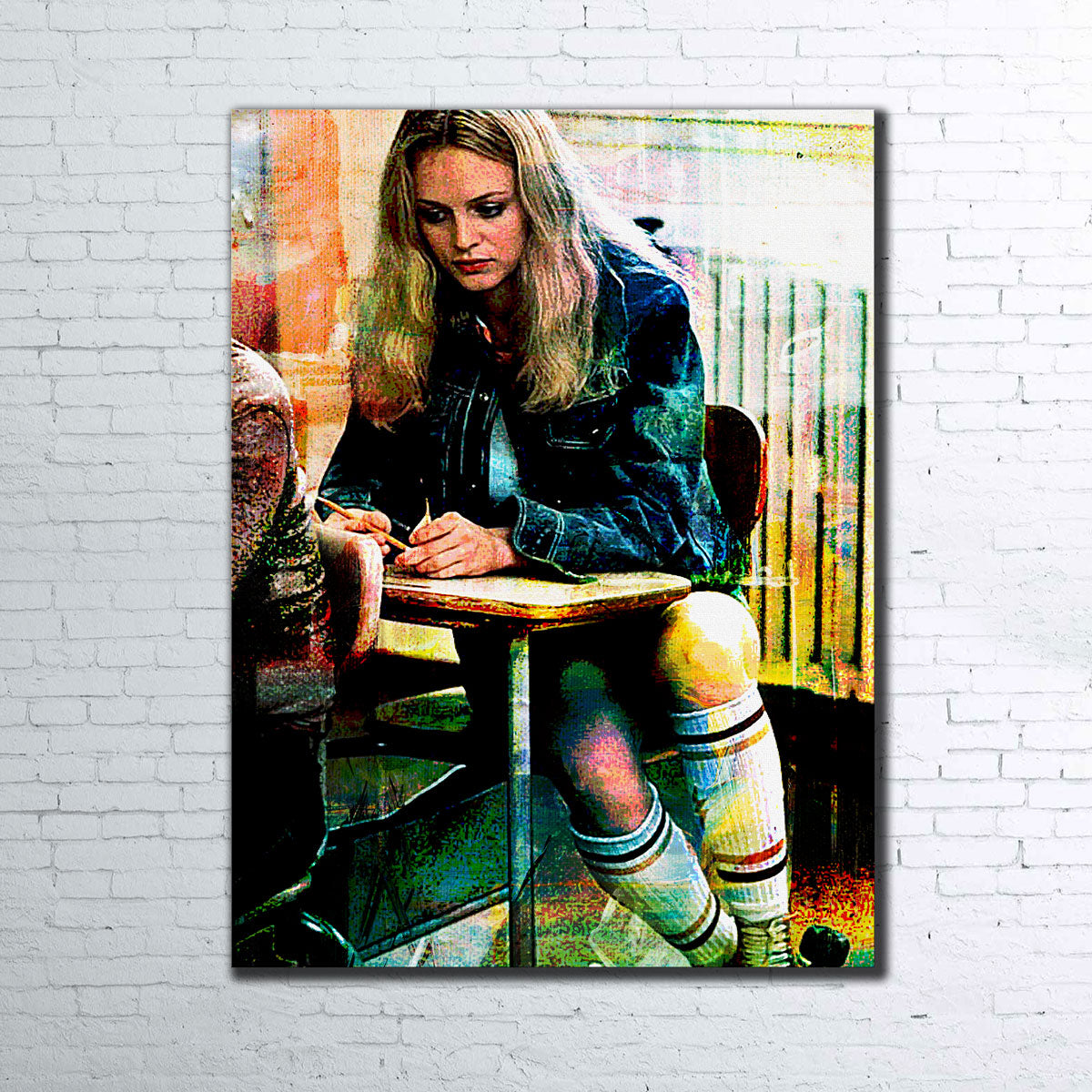 Stylish Rollergirl Wall Art for Trendy Decor