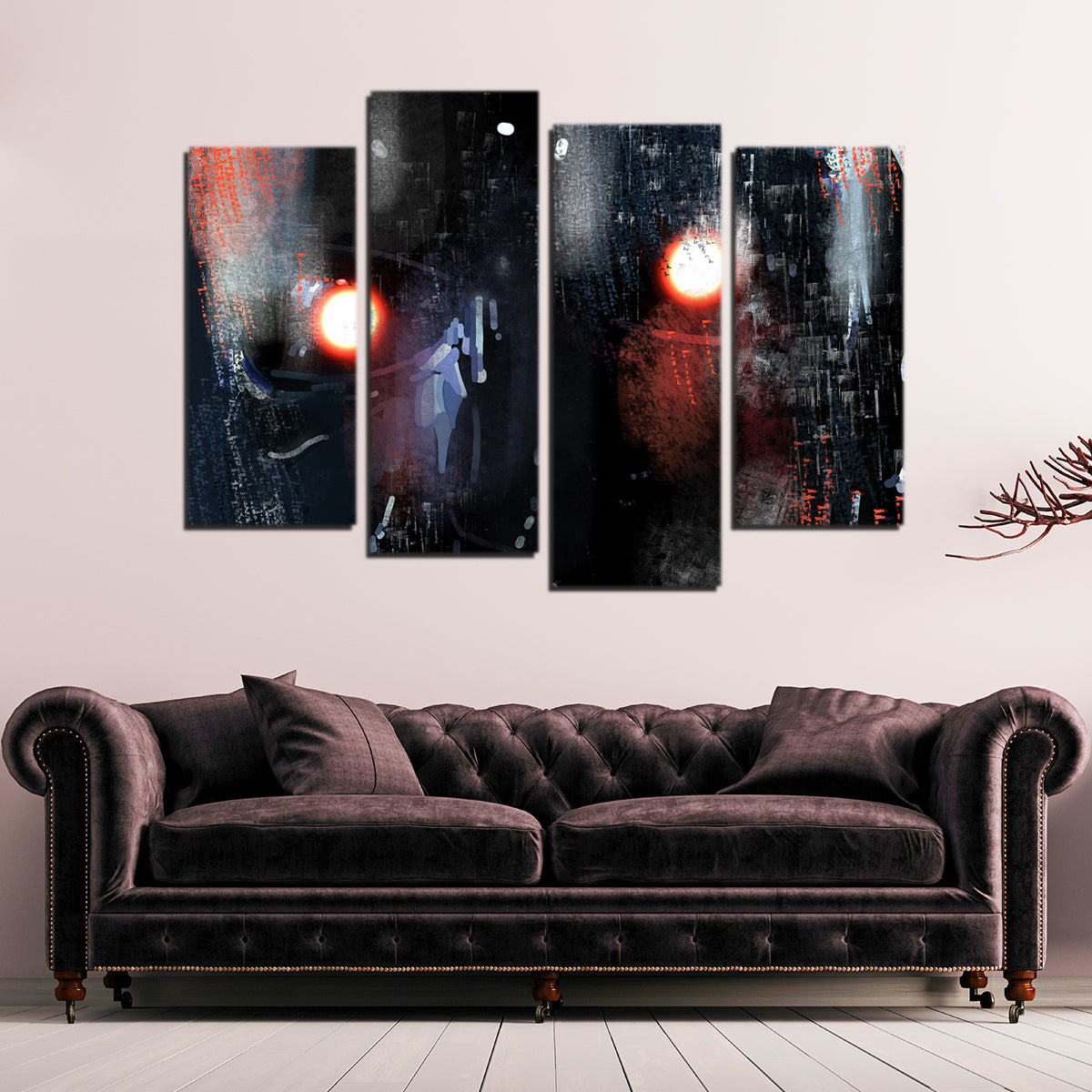 Stunning Terminator Eyes Wall Art by Andy Brackpool