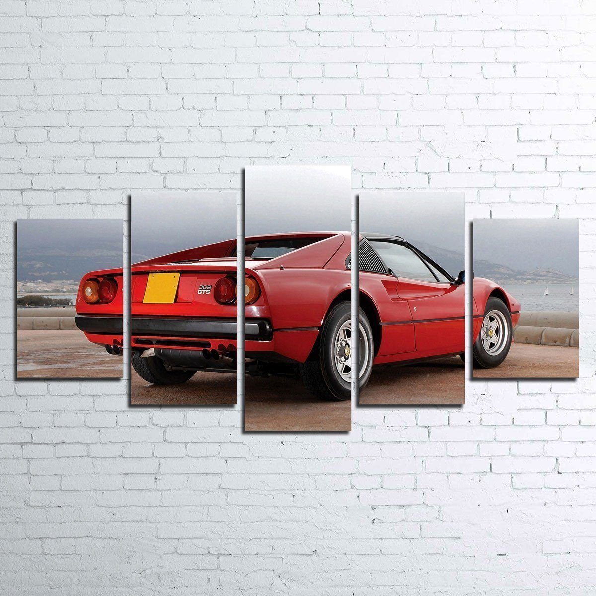 1977 Ferrari 5 Piece Wall Art Set - Stunning Museum-Quality Decor