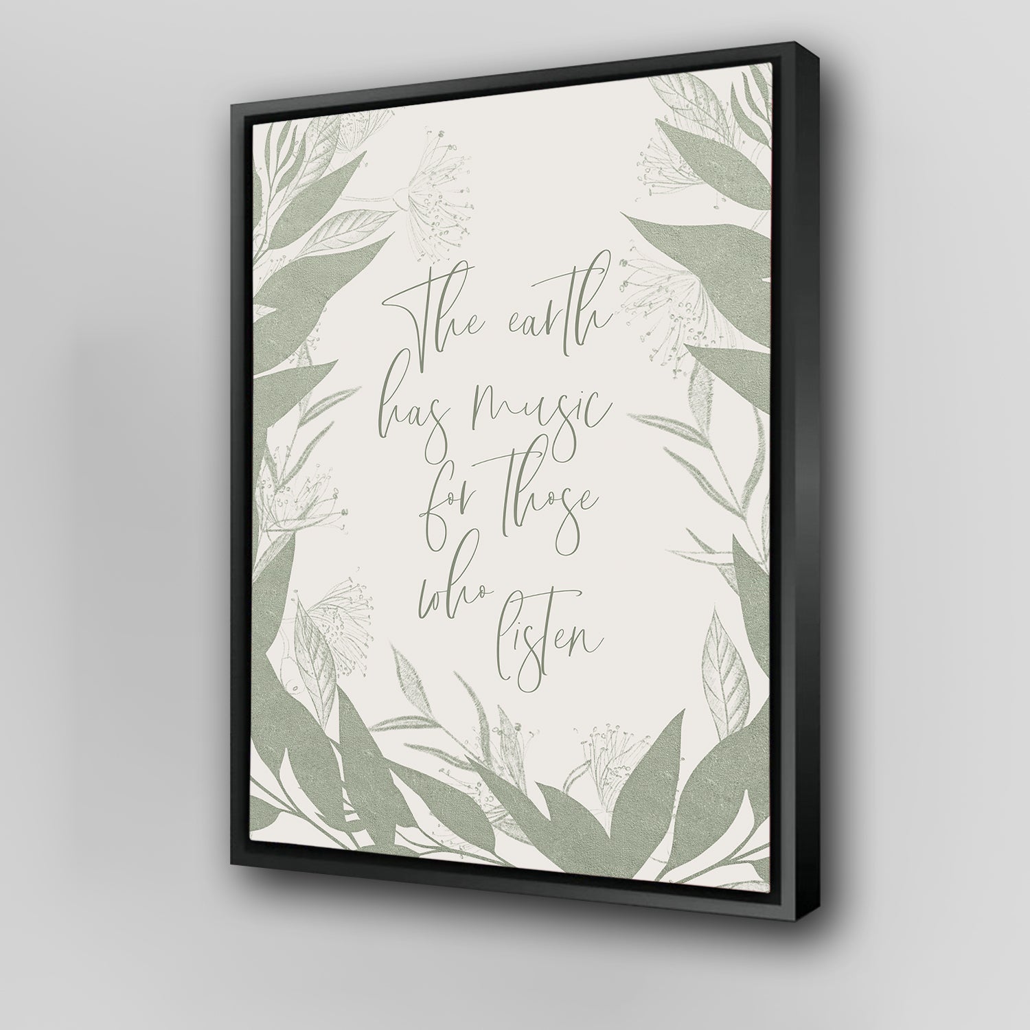 Inspiring 'The Earth Has Music for Those Who Listen' Wall Art by Melanie Viola