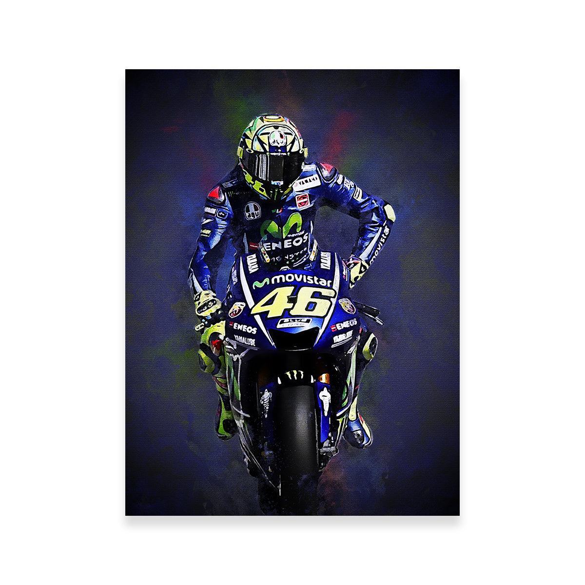 The Legendary Racer Wall Art - Museum-Quality Canvas for Racing Enthusiasts