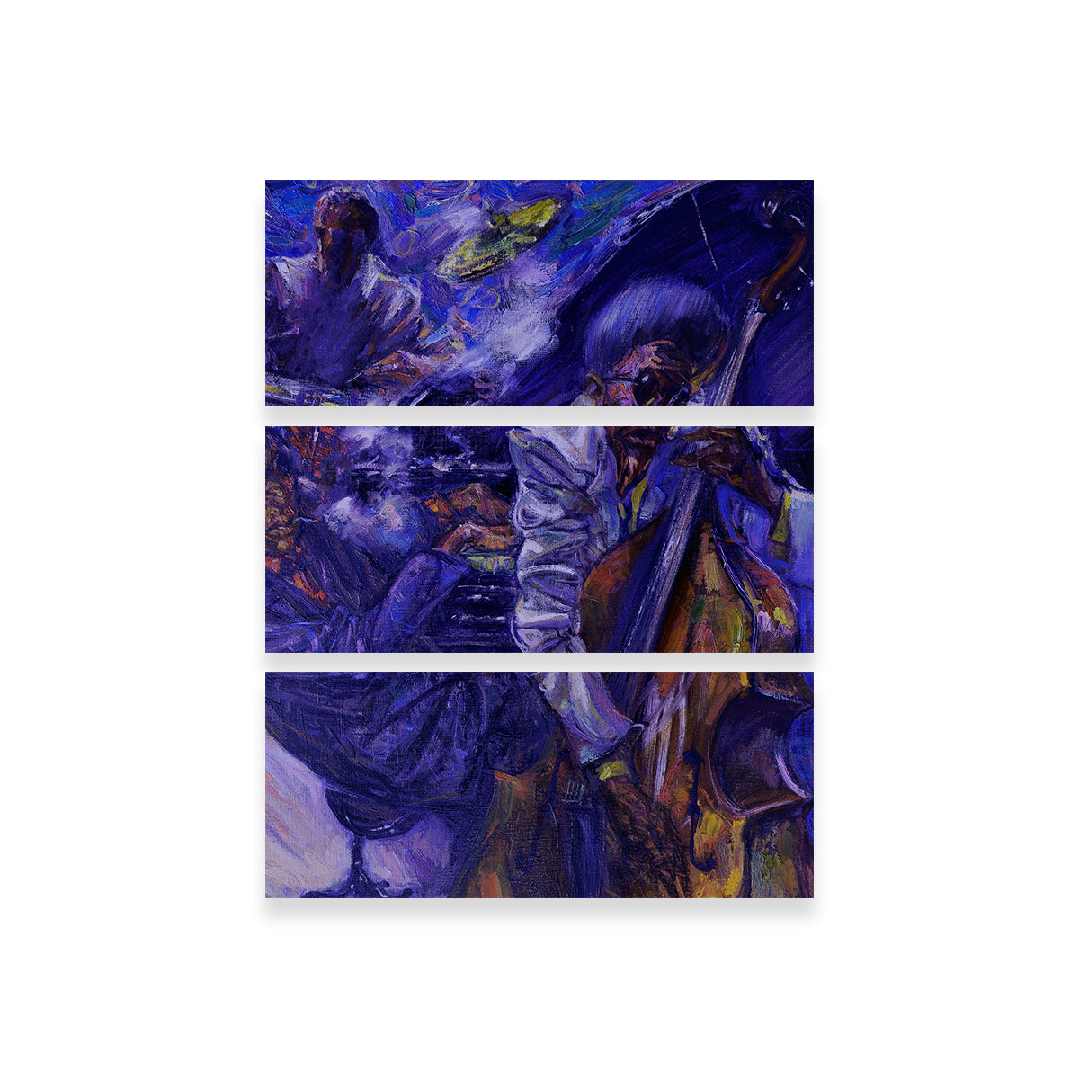 Exquisite Jazz Scene Wall Art for Home Decor