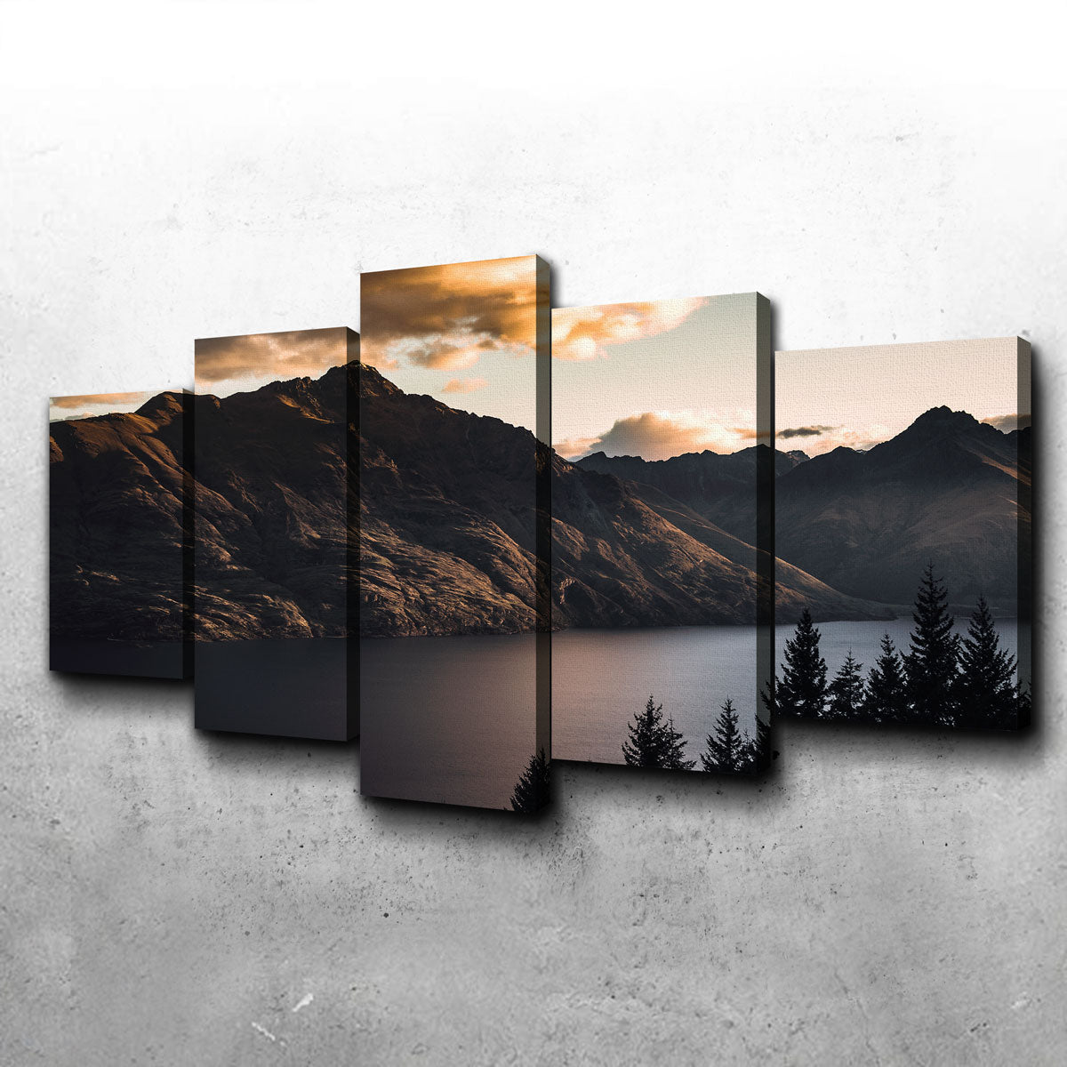Stunning Otago Peaks Wall Art by Mike Cotton