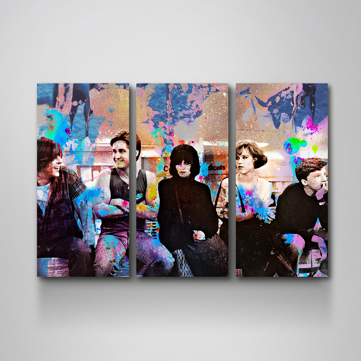 Eye - catching Abstract Breakfast Club Wall Art for Stunning Decor