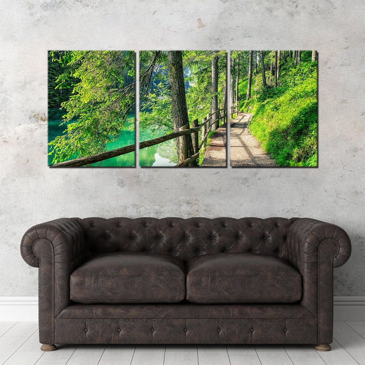 Stunning Path By The Lake Wall Art for Your Home Decor