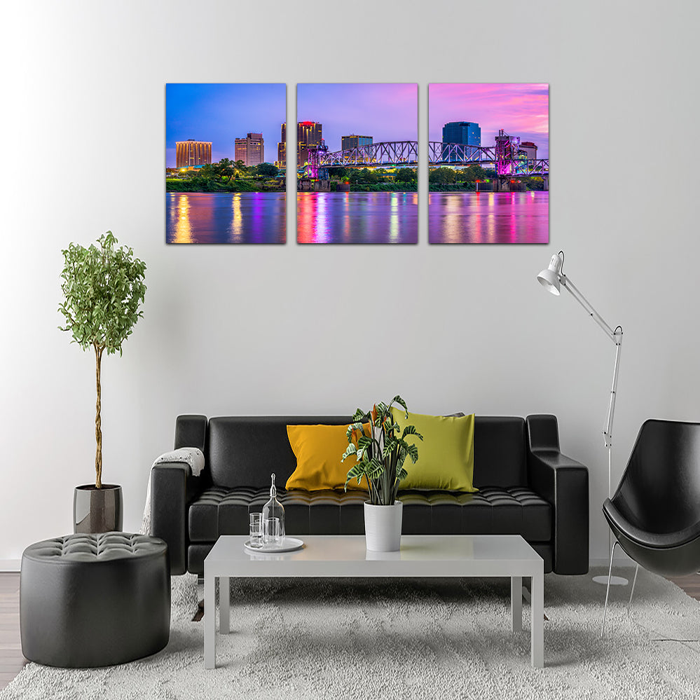Exquisite Little Rock Skyline Wall Art for Stunning Decor