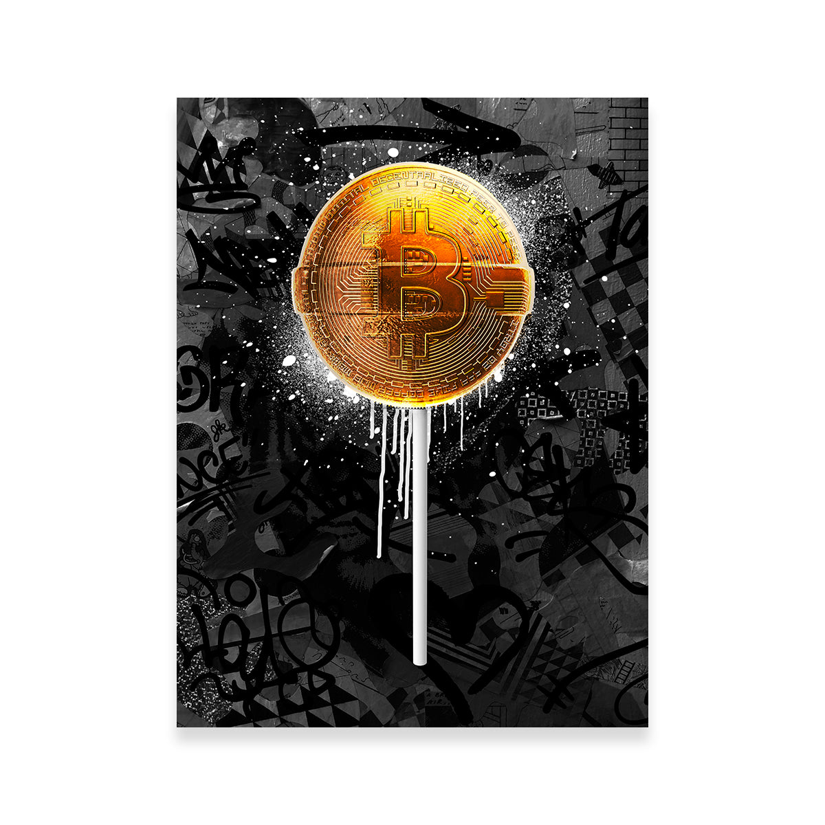 Unique Bitpop Design Wall Art by Studiodtalk