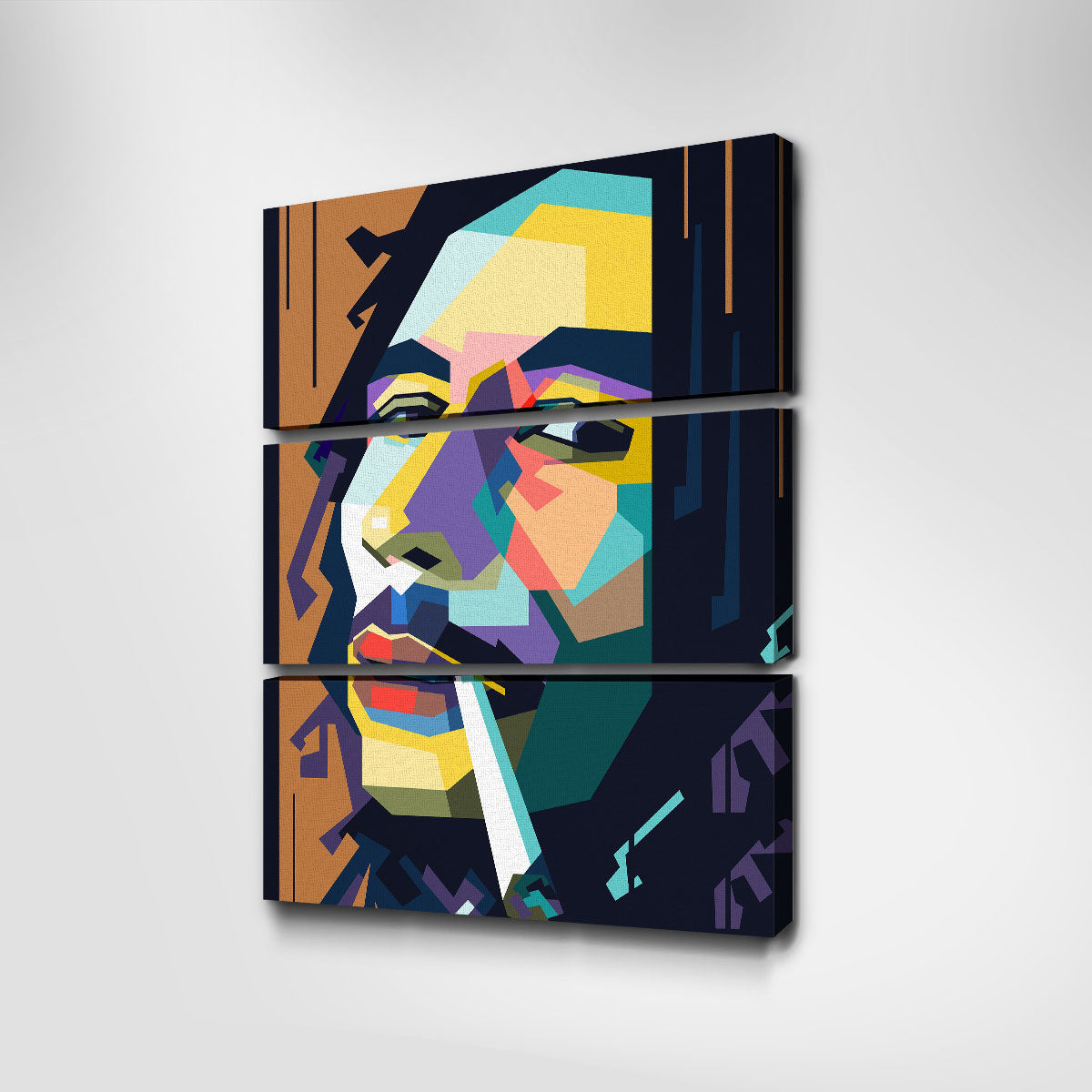 Stunning Abstract Bob Marley Wall Art by Ralph & Laura Design