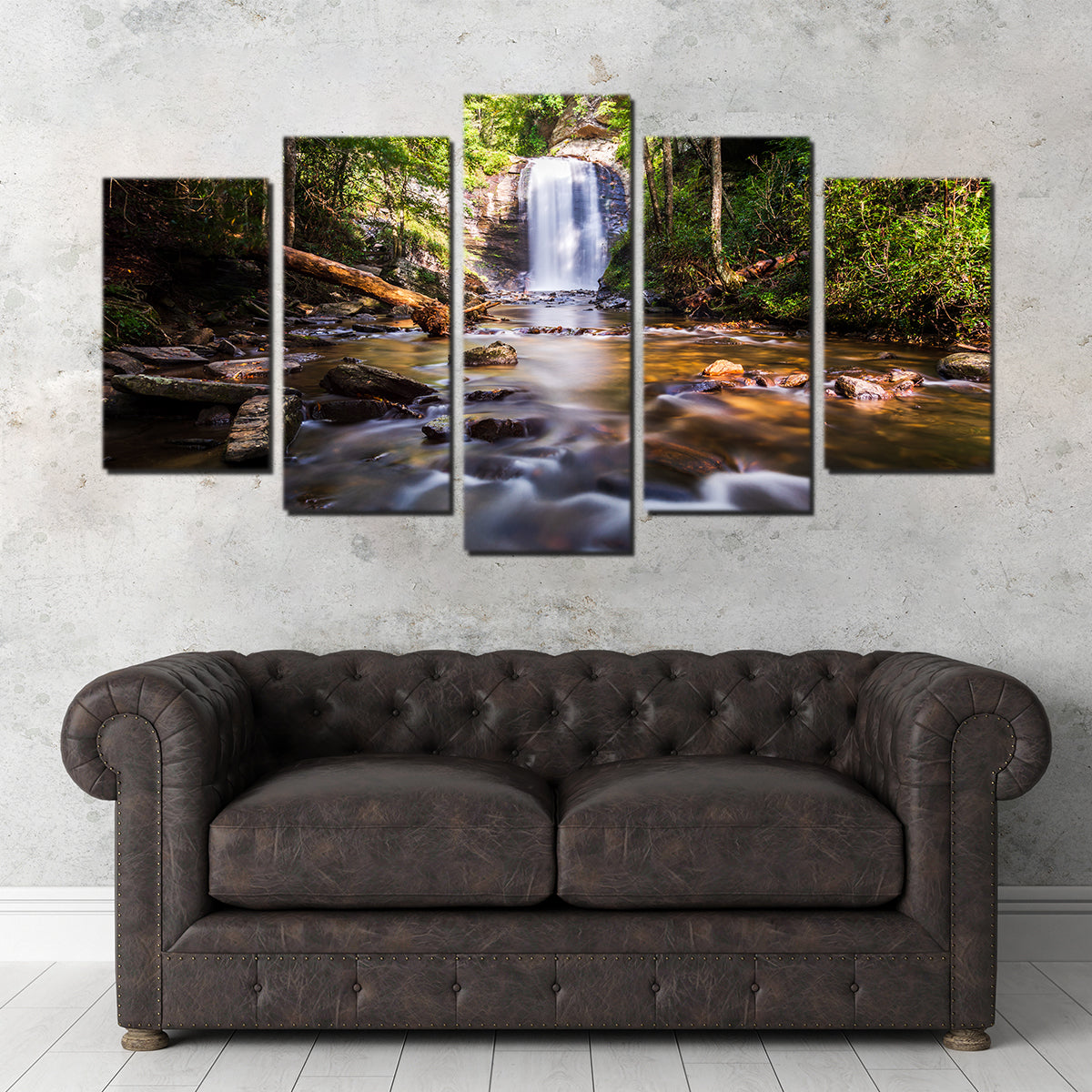 Looking Glass Falls, North Carolina Stunning Wall Art by Barry Pack