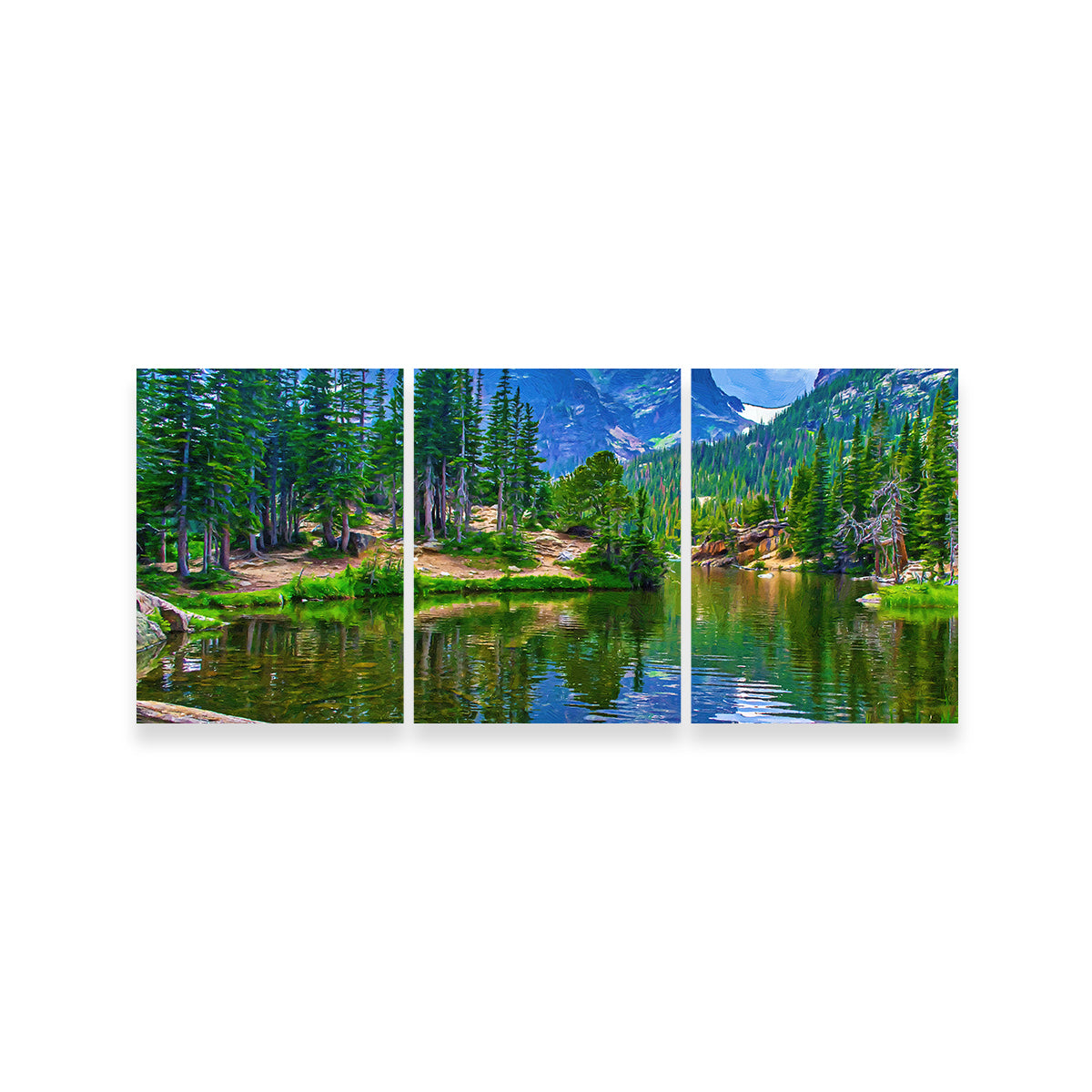 Dreamy Lake Wall Art by Denise Dundon - Premium Museum Quality
