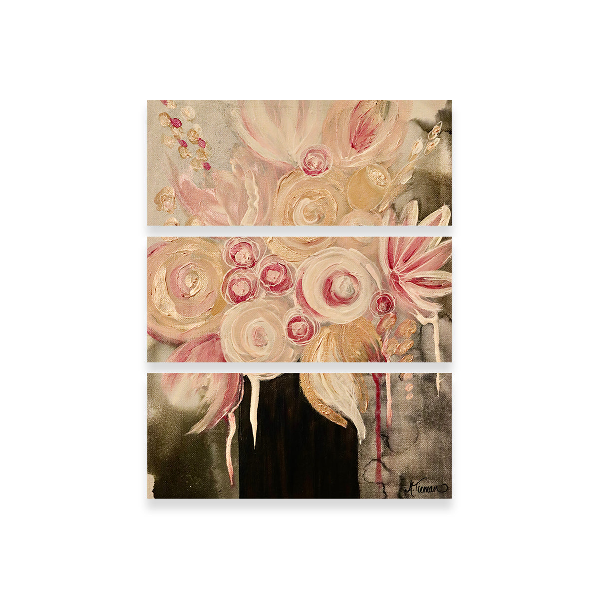 Stunning Blush Wall Art by Amy Tieman