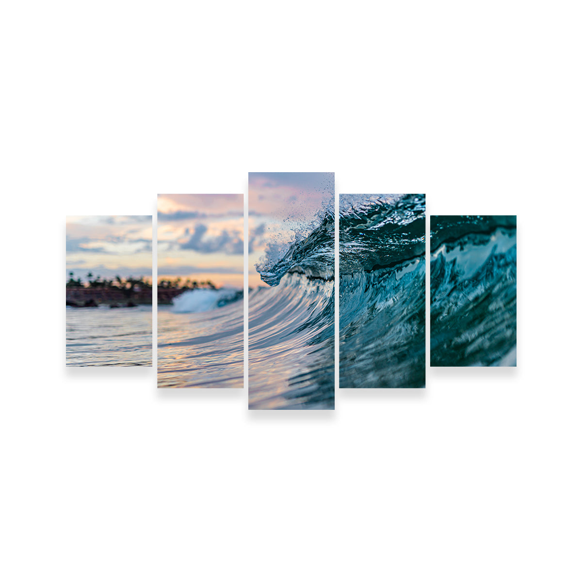 Stunning Pastel Wave Wall Art by Lucas Moore
