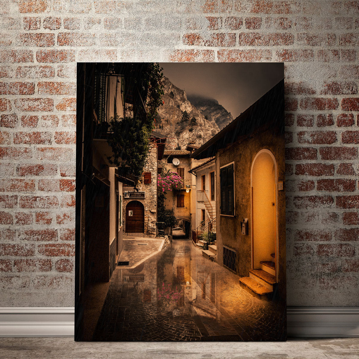 Stunning Limone sul Garda Wall Art by Enzo Romano