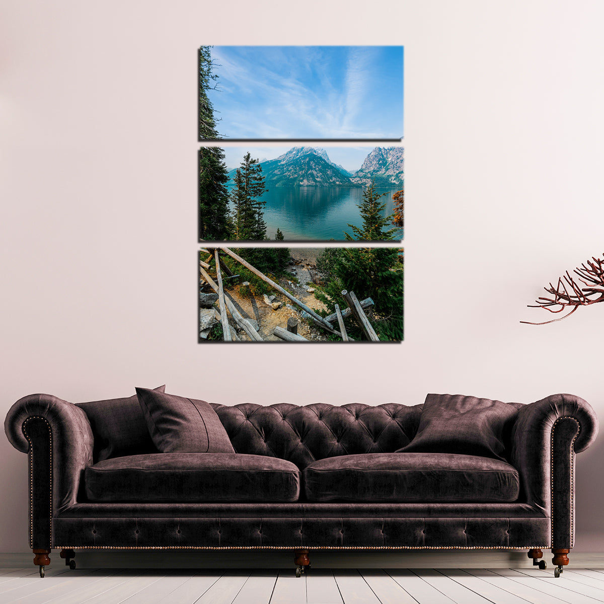 Jenny Lake Stunning Wall Art by Lucas Moore