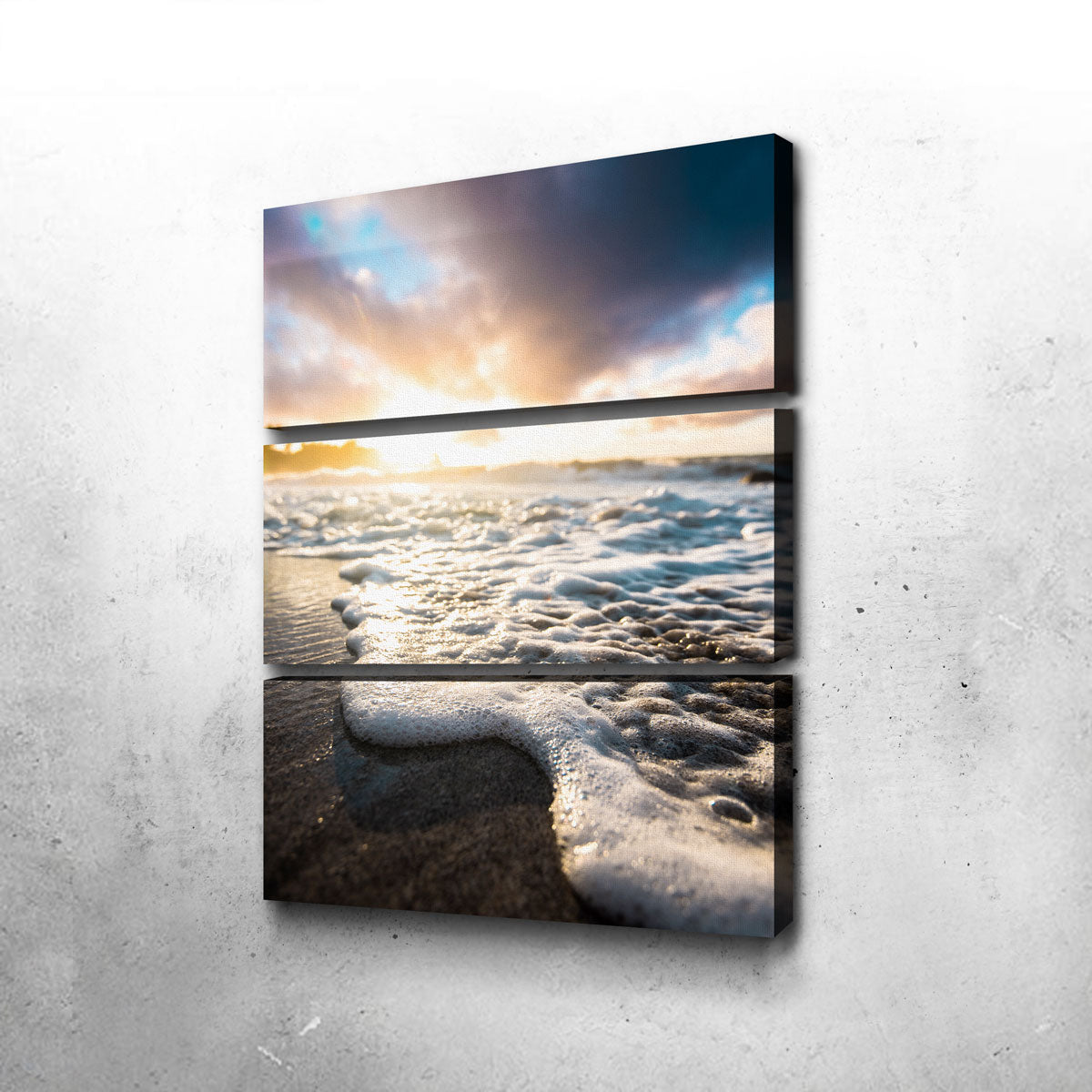 Breathtaking Seafoam Sunrise Wall Art by Lucas Moore