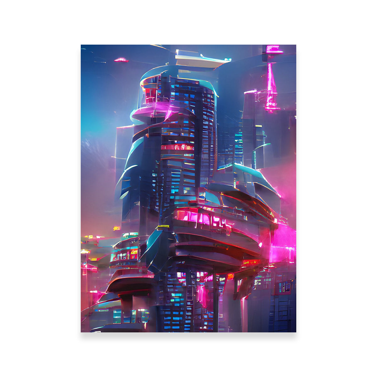 City Future Inspiring Wall Art by Gabriel Ritcey