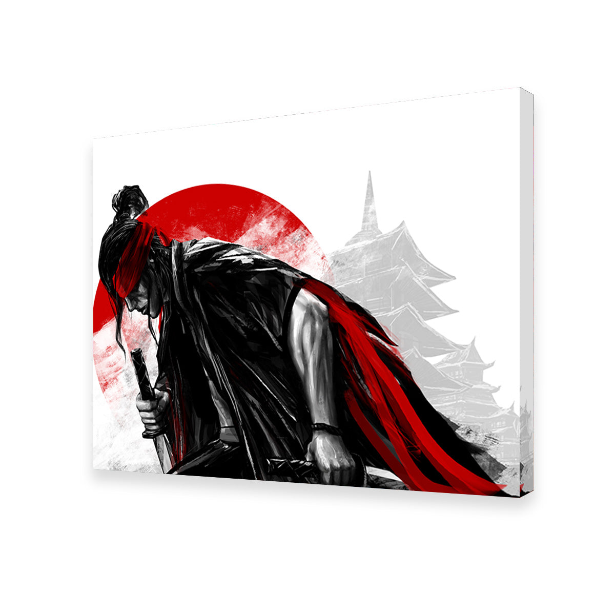 Authentic Japanese Samurai Warrior Wall Art - High - Quality Decor for Your Space