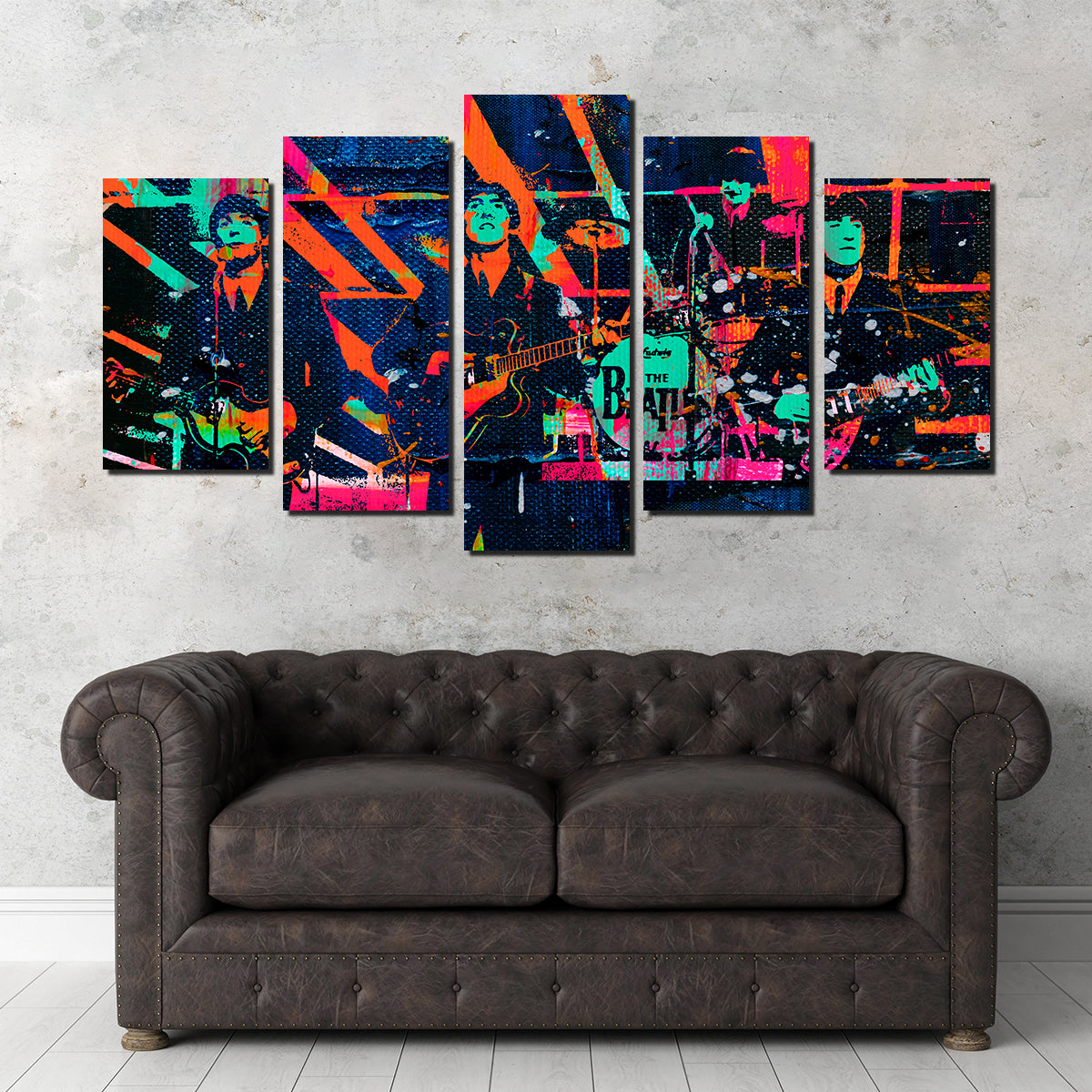 The Beatles - Iconic Ed Sullivan Wall Art by Stephen Chambers