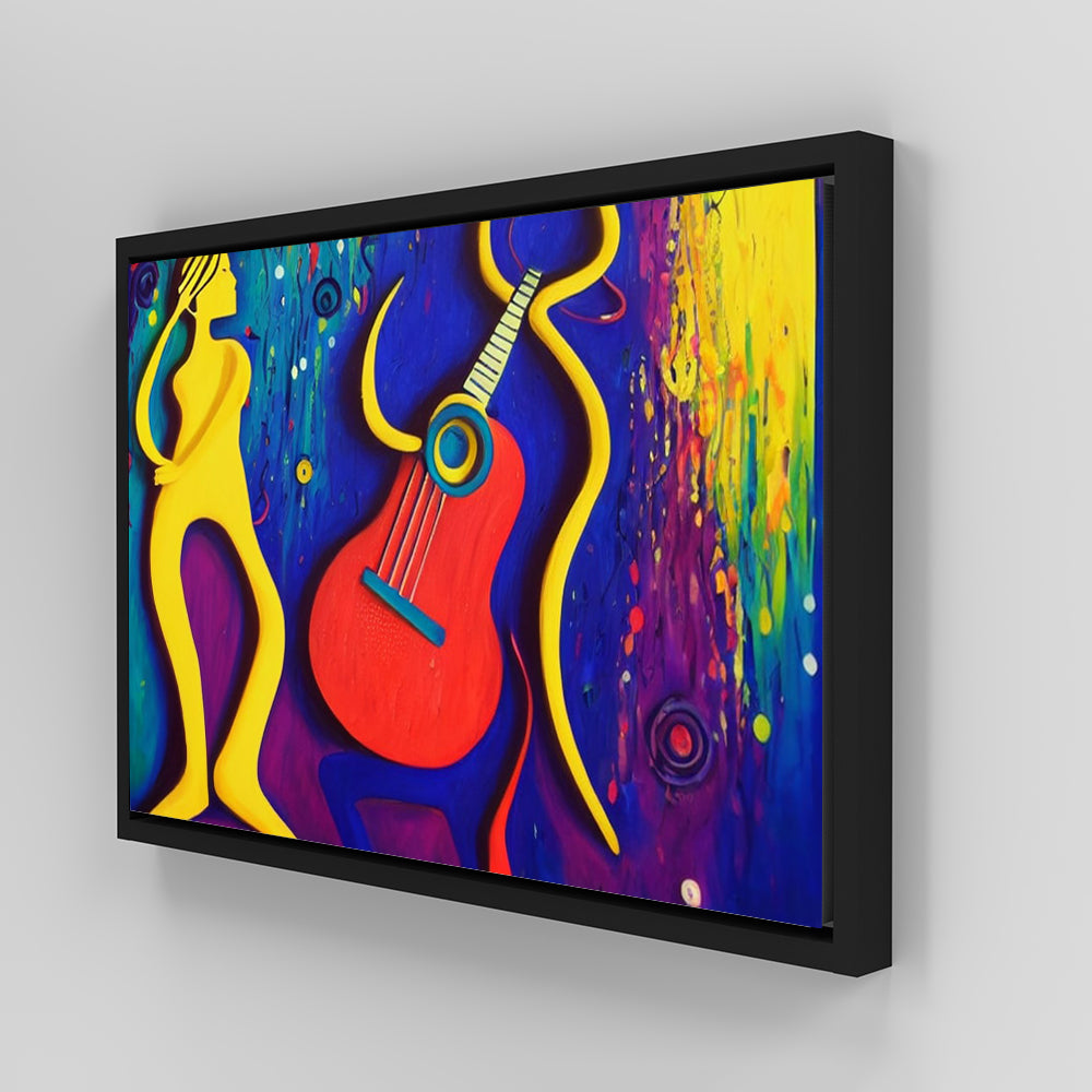 Stunning Guitar Art Wall Decor by Birch & Ink Sisters