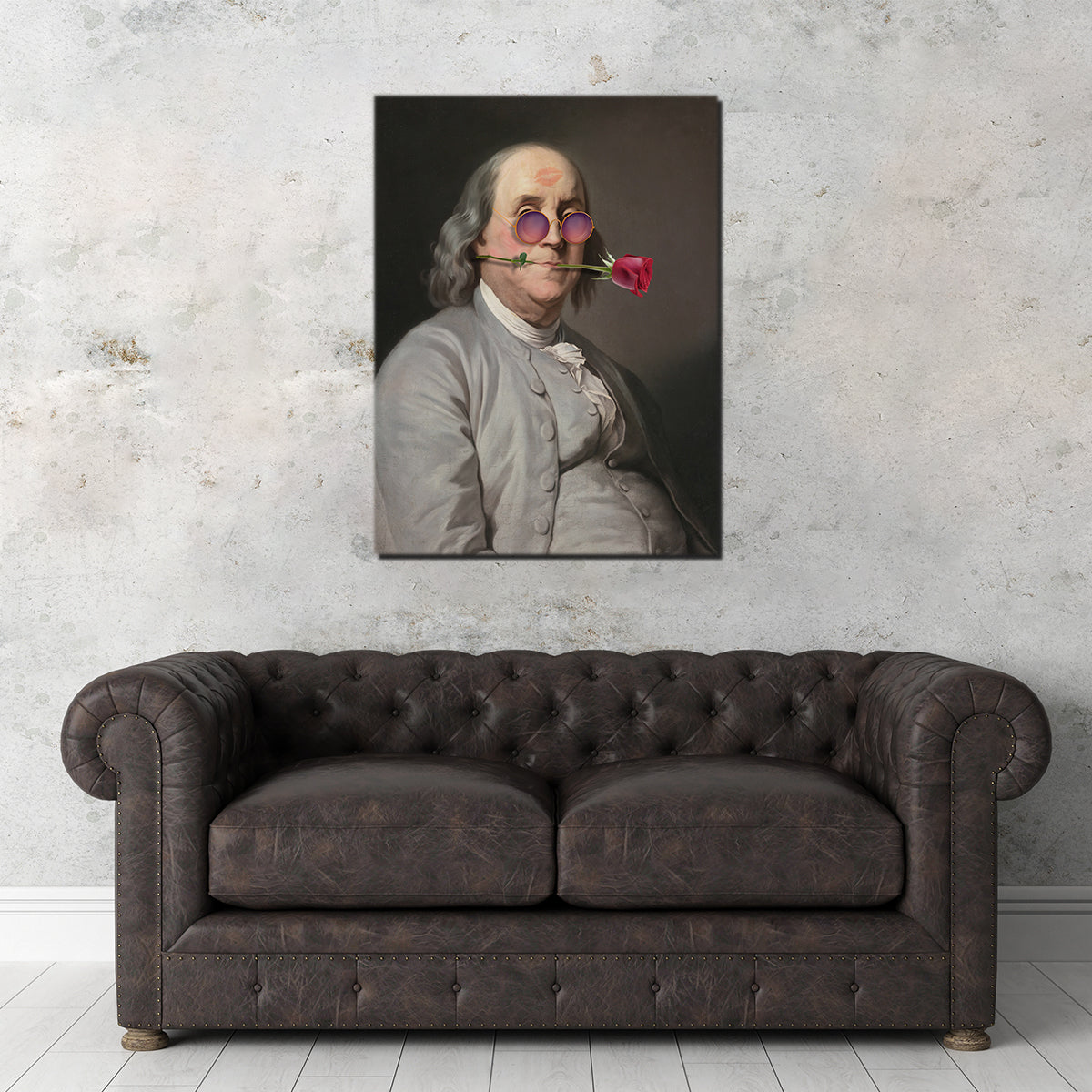 Franklins Little Liberty Stunning Wall Art by Glory Days Studio
