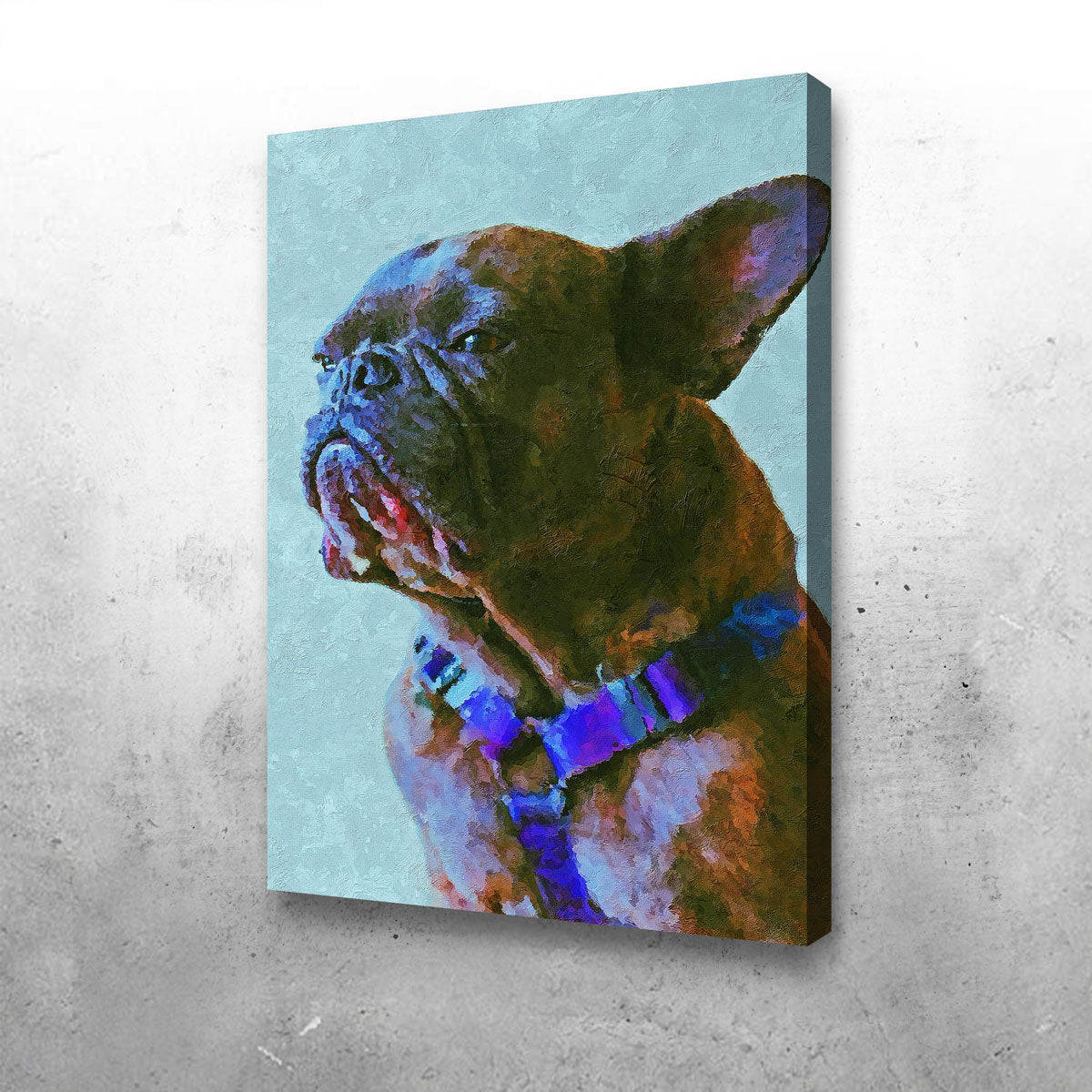 Charming Pug 2 Painting Wall Art by Gab Fernando